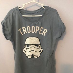 Gap Star Wars sequins flip shirt